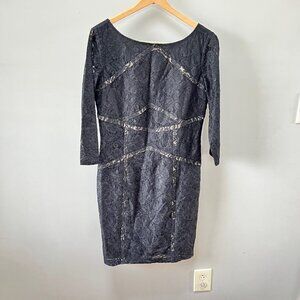 Calvin Klein Little Black Lace Dress-‎ Size 6